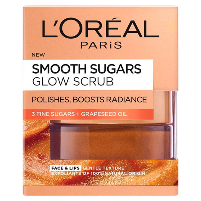 L'Oreal Paris glattes Zuckerglühen traubenkern und Lippenpeeling 50 ml