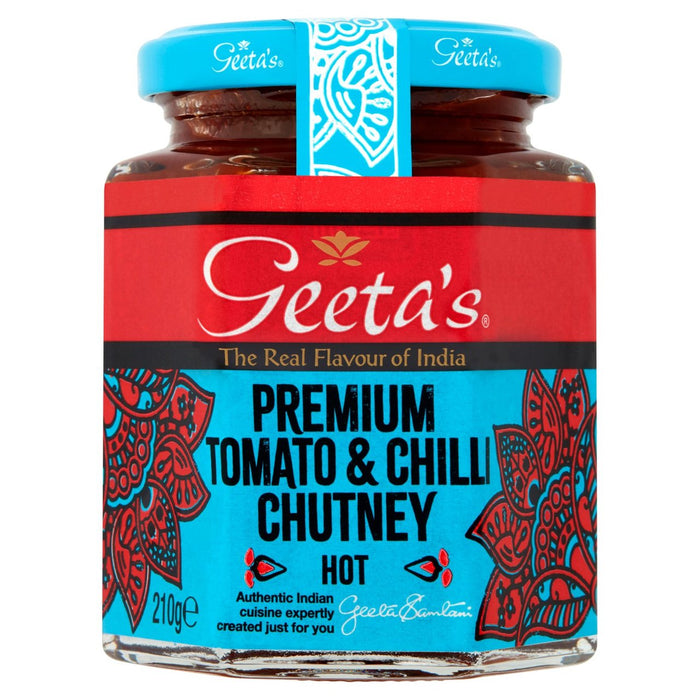 Geetas Premium Tomaten & Chili Chutney 210g
