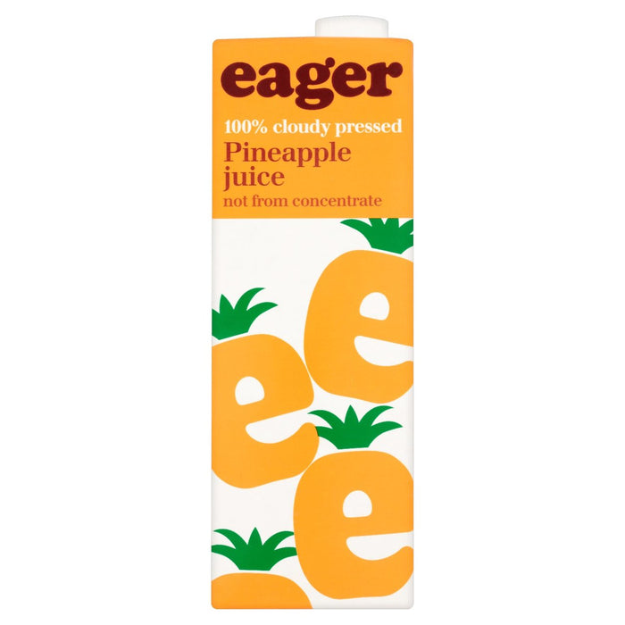 Eager Pineapple Juice Not From Concentrate 1L