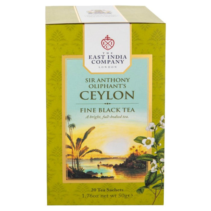 The East India Company Sir Anthony Oliphant's Ceylon Black Tea Sachets 20 per pack