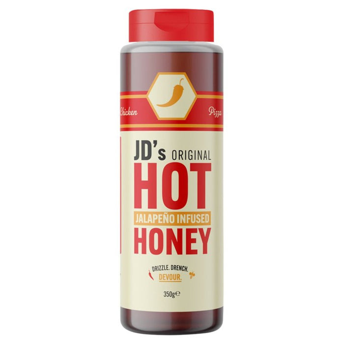 JD's Hot Honey Original Jalapeno Infused Honey 350g