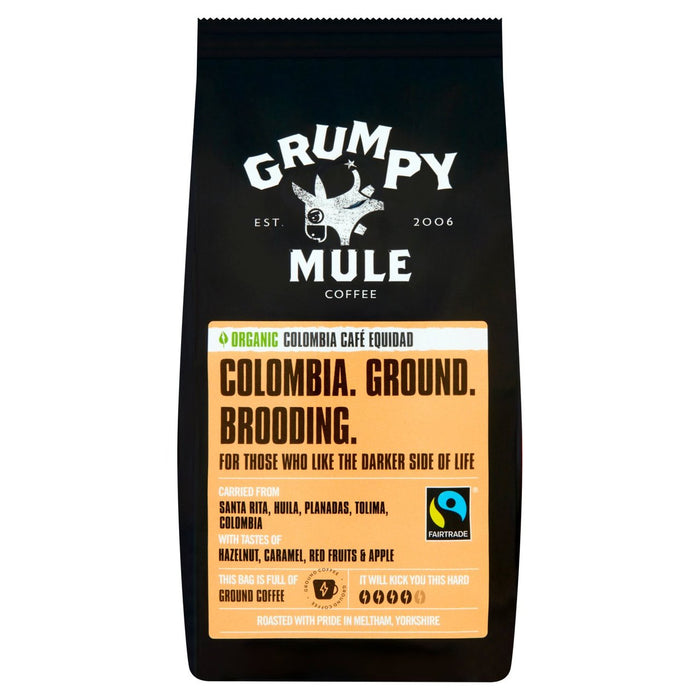 Grumpy Mule Organic Colombia Ground Coffee 227g