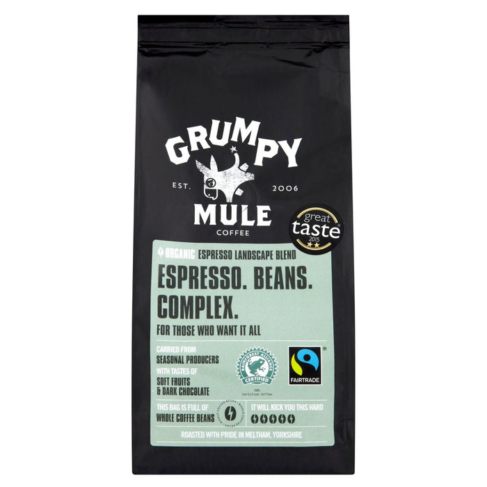 Grumpy Mule Organic Espresso Beans 227g