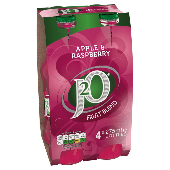 J2O Apple & Raspberry 4 x 275 ml