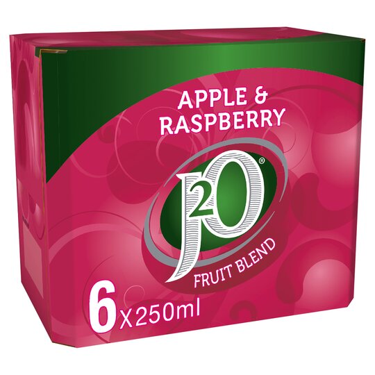 J2O Apple & Raspberry Cans 6 x 250ml