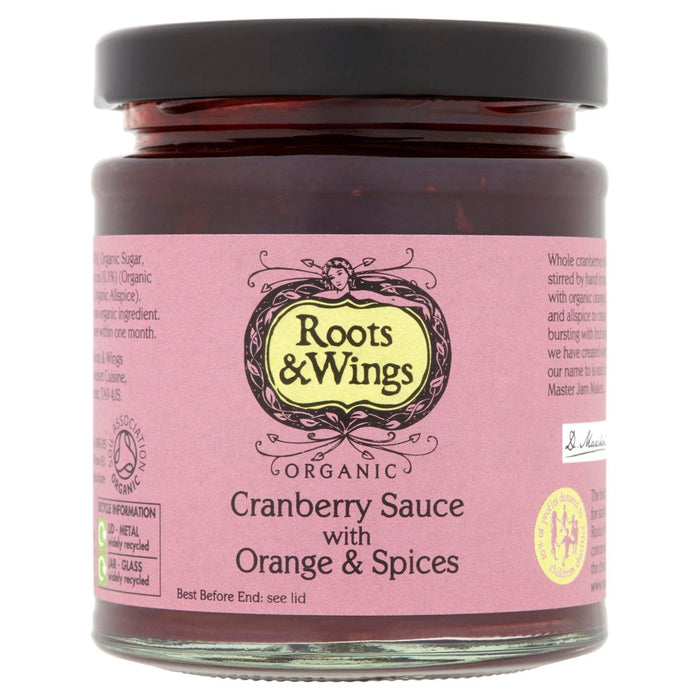 Roots & Wings Organic Cranberry Sauce 200g