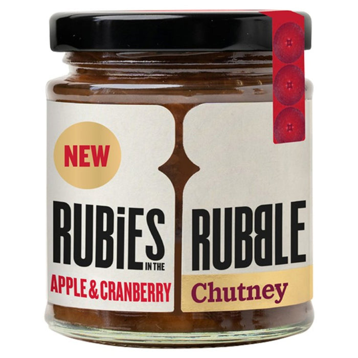 Rubies in the Rubble Apple & Cranberry Chutney 210g