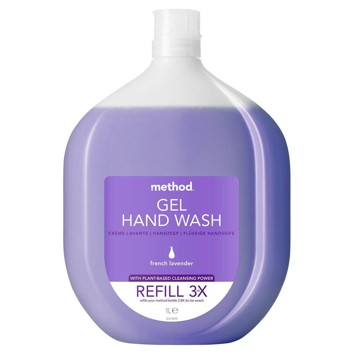 Método de jabón de mano de lavanda recarga 1l