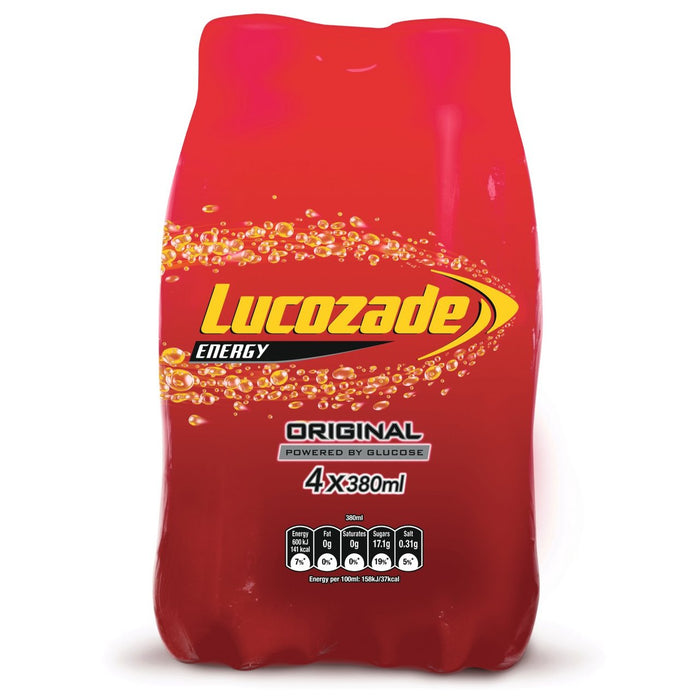 Lucozade Energy Original 4 x 380 ml