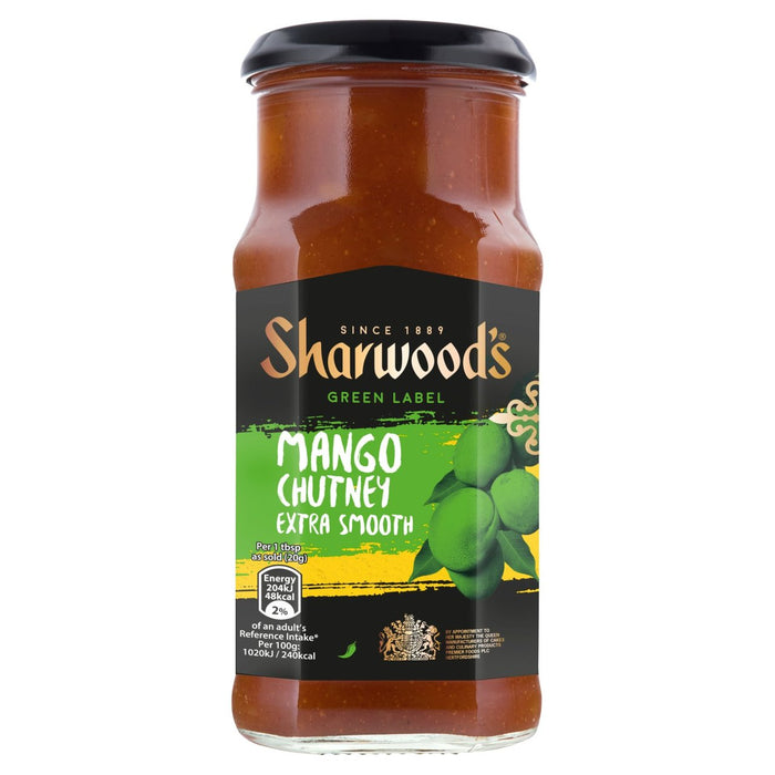 Sharwood's Green Label Smooth Mango Chutney 360g