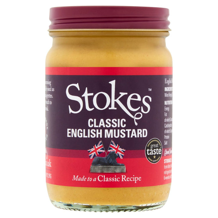 Stokes Classic English Mustard 185g
