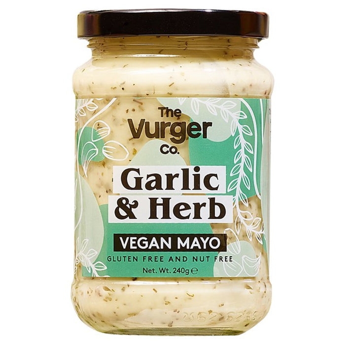 The Vurger Co Garlic & Herb Vegan Mayo 240g