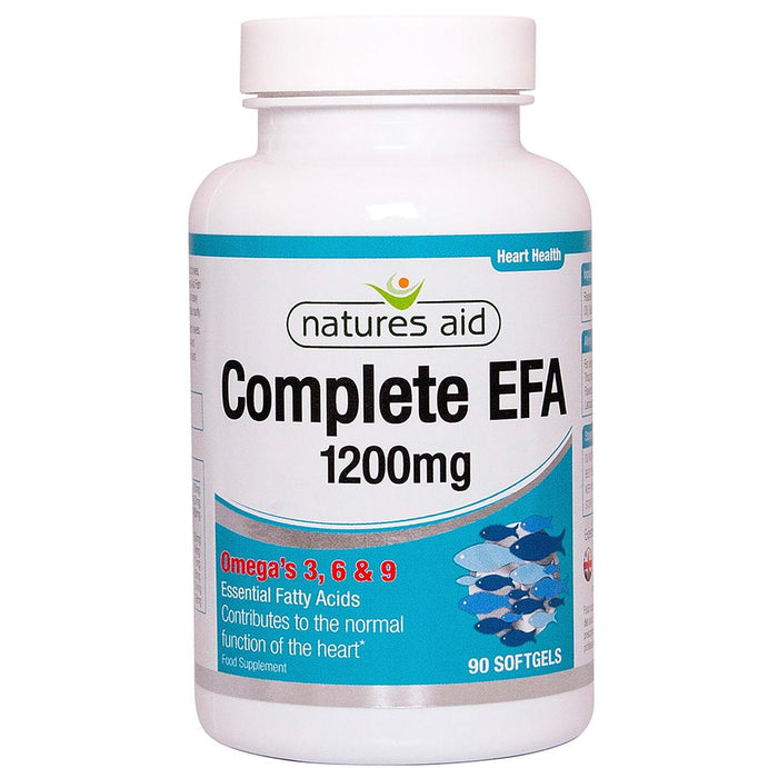 Natures Aid Complete EFA Omega's 3,6 y 9 Cápsulas de gel blando 90 por paquete