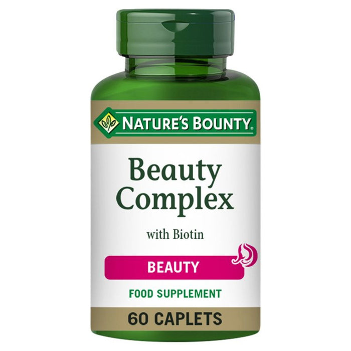 Nature's Bounty Beauty Complex with Biotin Supplement Caplets 60 par pack