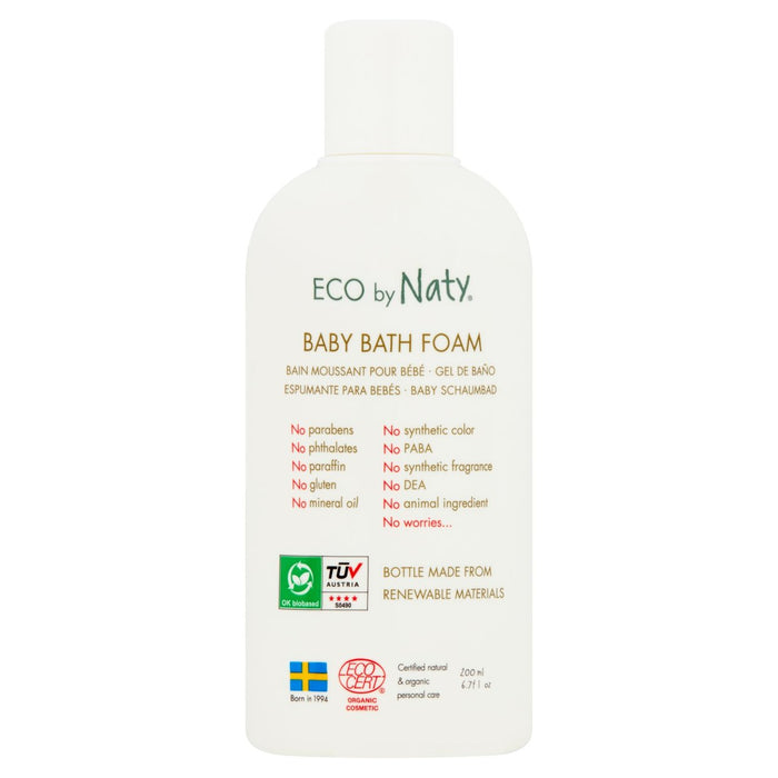 Naty Eco Baby Bath Foam 200ml