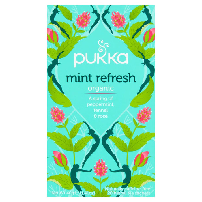 Pukka Organic Mint Refresh Tea Bags 20 per pack