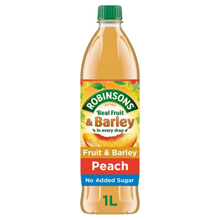 Robinsons Peach Fruit & Borge Pas de sucre ajouté 1L