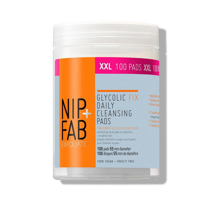 NIP + Fab Glycolic Fix Day Pads Supersize 100 PADS