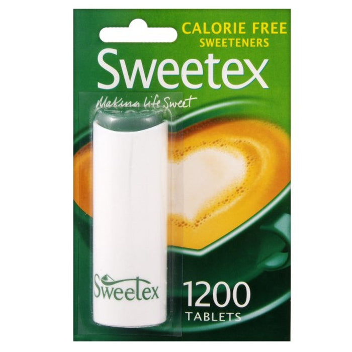 Endulzantes sin calorías Sweetex 1200 por paquete 