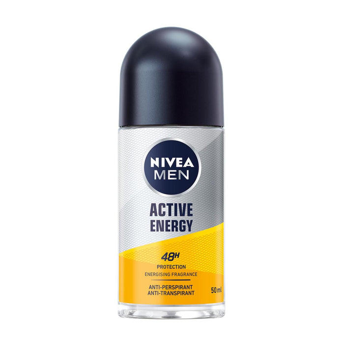 NIVEA Men Active Energy Anti Perspirant Deodorant Roll On 50ml