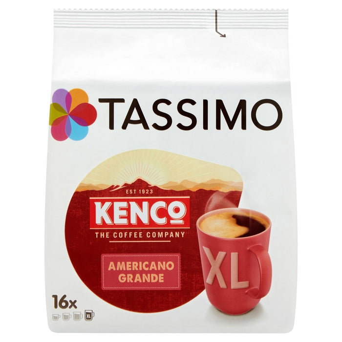 Tassimo Kenco Americano Grande Coffee Pods 16 par paquet