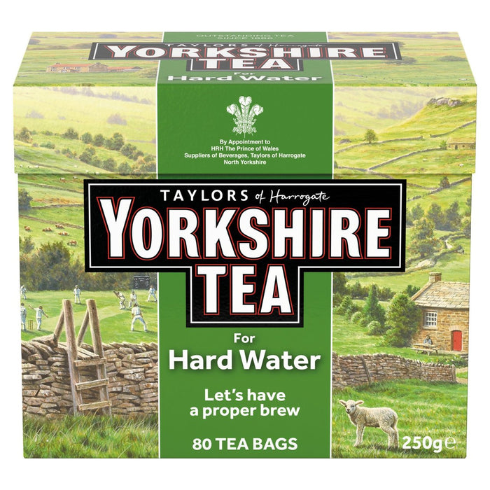 Yorkshire Hard Water Teabags 80 per pack