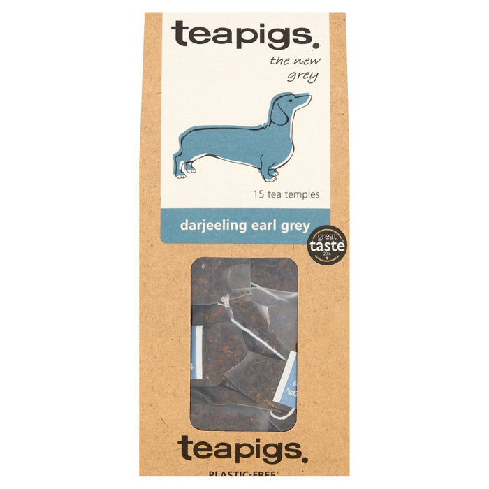 TEAPIGS Darjeeling Earl Grey TEA SAGS 15 par paquet
