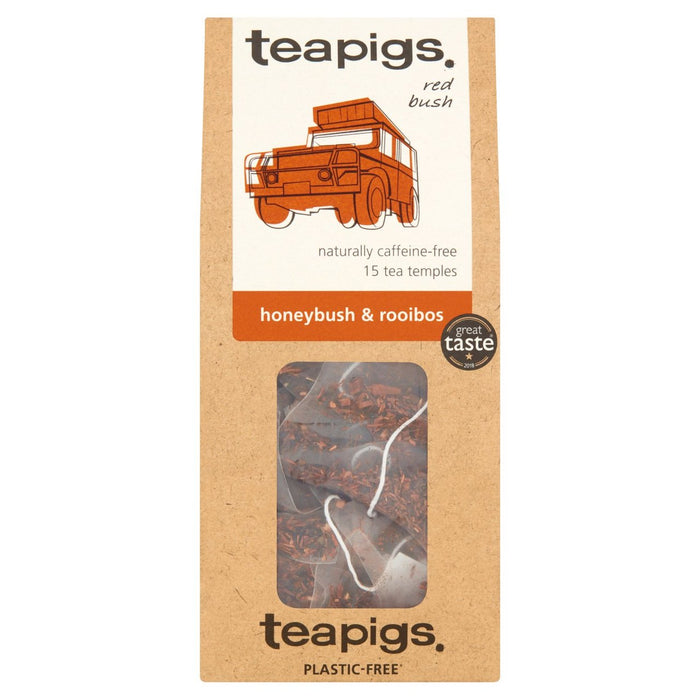 Teapigs Honeybush & Rooibos Tea Bags 15 per pack