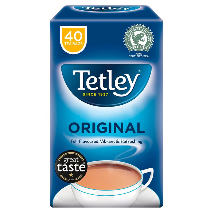 Tetley Tea Bags 40 per pack, British Online