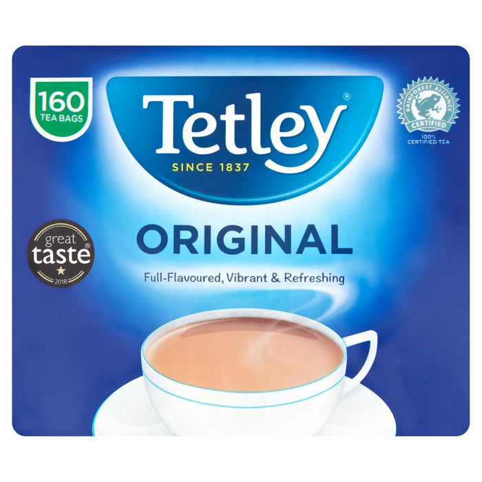 Sachets de thé Tetley 160 par paquet