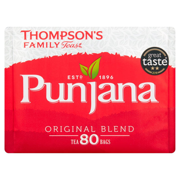 Thompsons Punjana Tea Bags 80 per pack