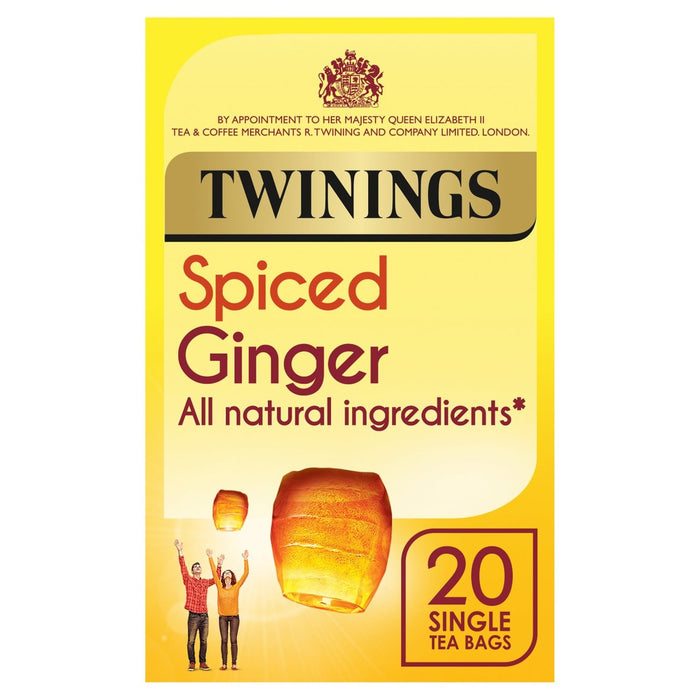 Twinings té de jengibre especiado 20 bolsas de té
