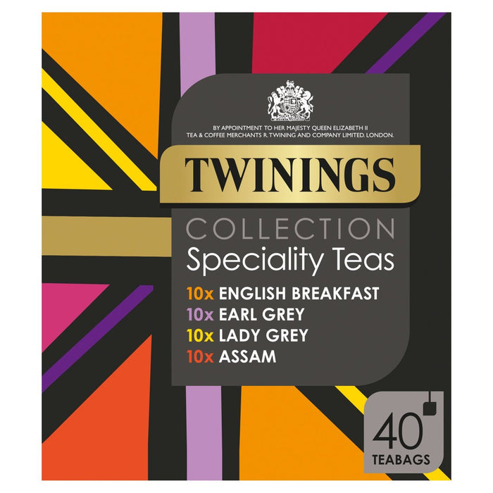 Twinings Bolsas de té especializadas Selección de regalo Pack 40 por paquete