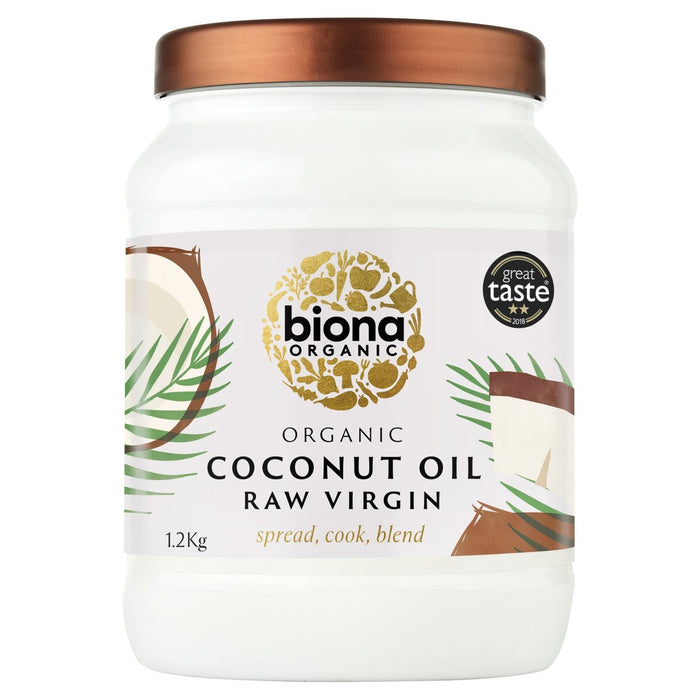 Biona Organic Raw Virgin Coconut Oil 1200ml