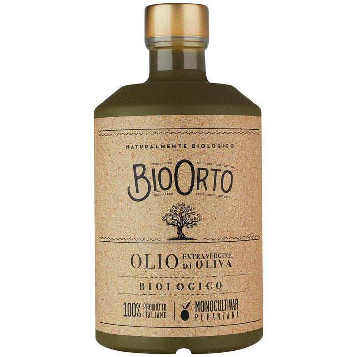 Bio Orto Organic Extra Virgin Olive Huile Monocultivar Peranzana 500 ml