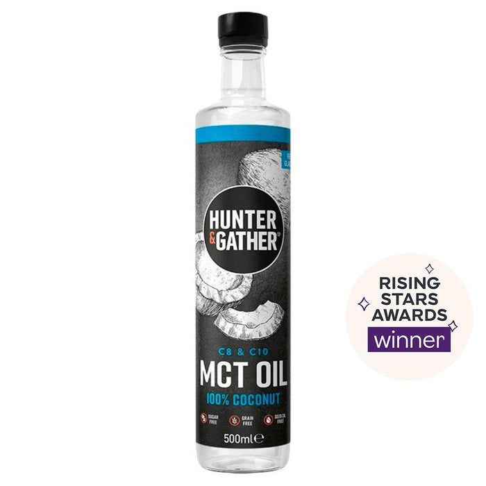 Hunter & Gather MCT Oil C8 & C10 100% Coconut Derived 500ml