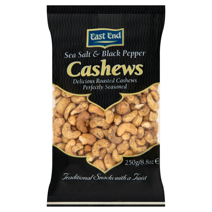 East End Sea Salt & Black Pepper Cashew Nuts 250g