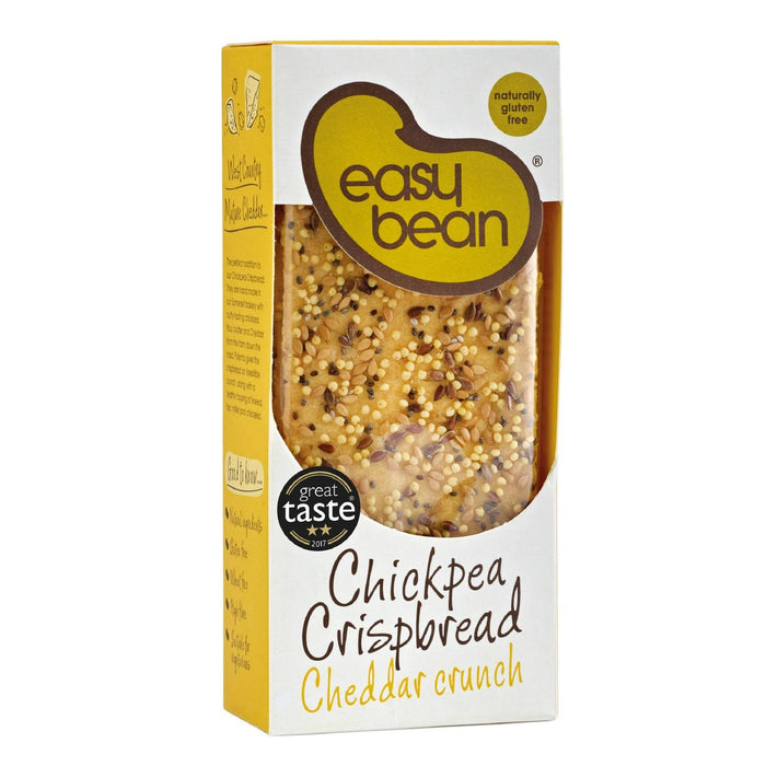 Easy Bean Kichererbsen Crispbread Cheddar Crunch 110g