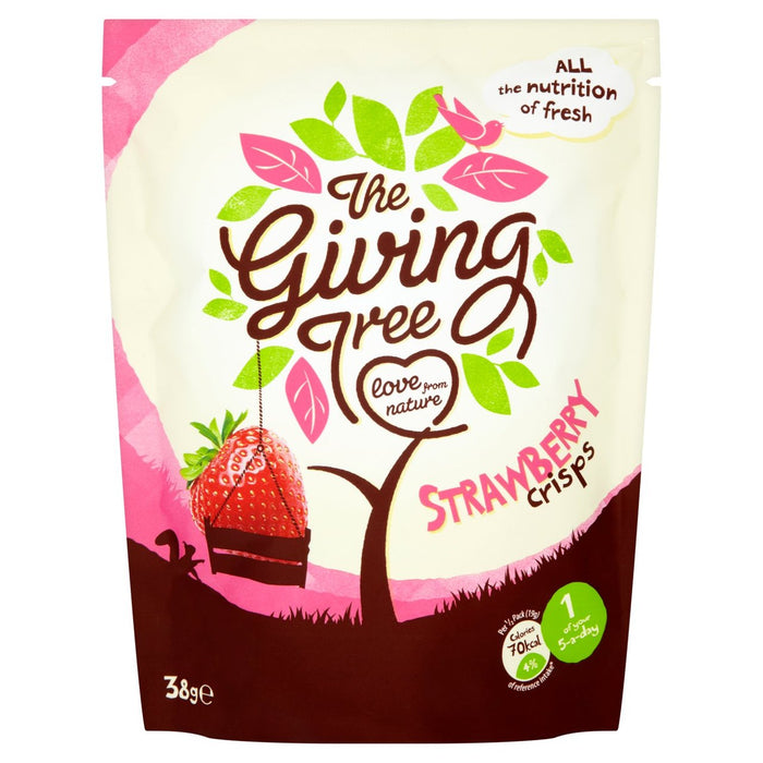 The Giving Tree Freeze Dried Strawberry Crisps 38g