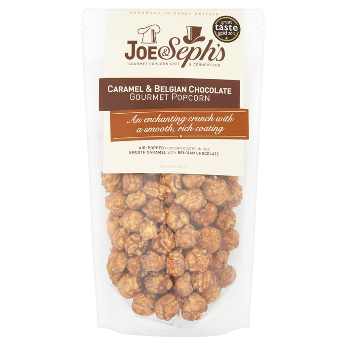 Joe & Seph's Caramel & Belgian Chocolate Popcorn 80g