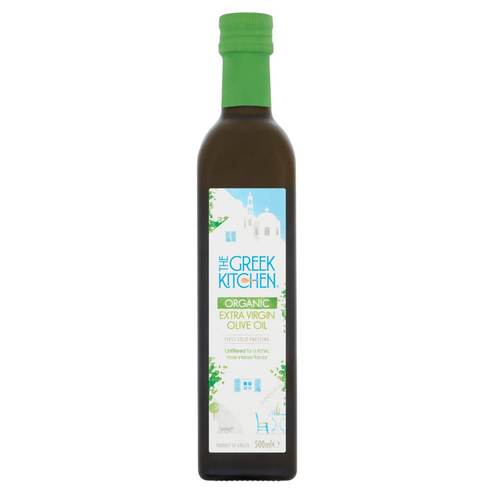 The Greek Kitchen Organic Unfiltered Extra Virgin Olive Oil 500ml
