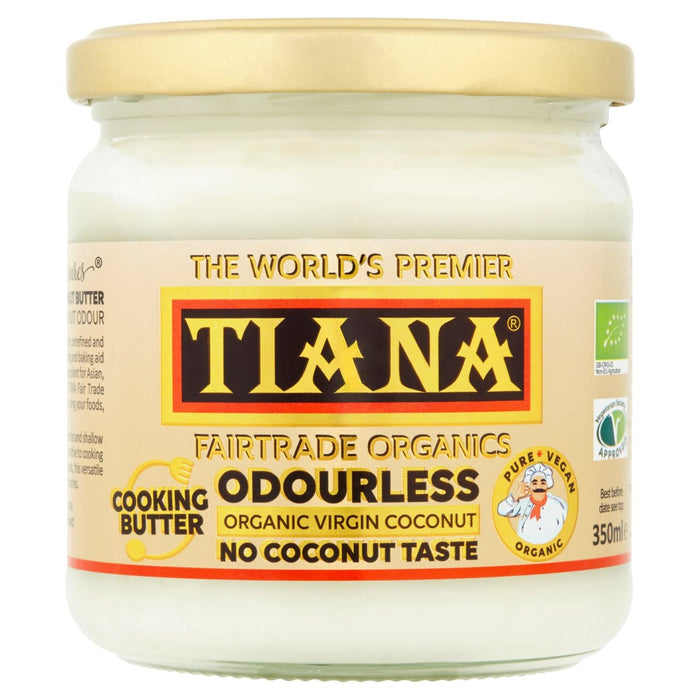 Tiana Fair Trade Organics Pure Virgin Coconut Cooking Butter 350ml