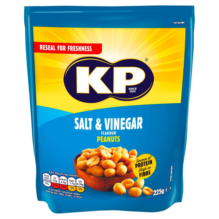 KP Peanuts Salt & Vinegar 225g