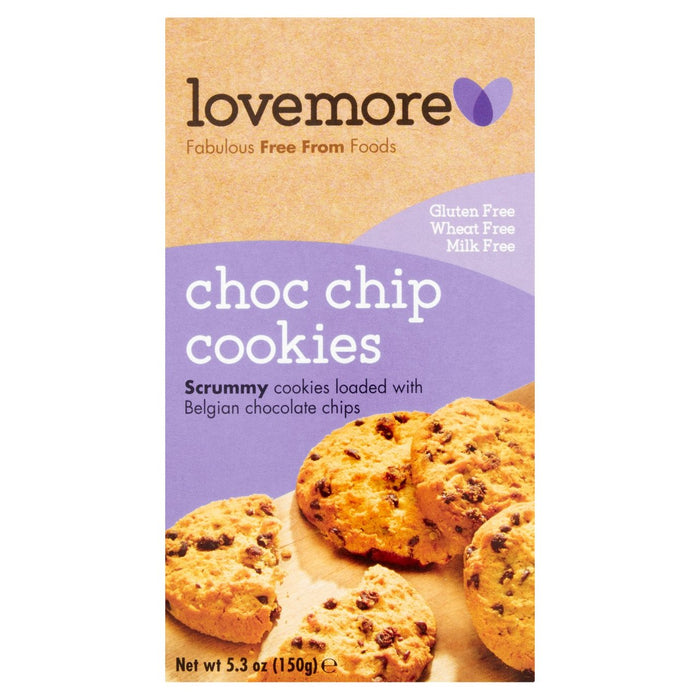 Lovemore Free From Chocolate Chip Cookies 150g