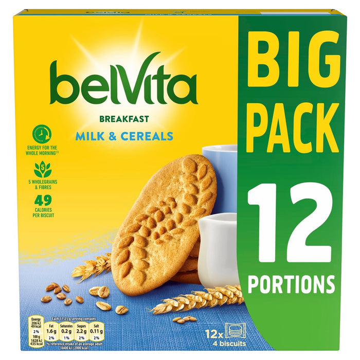Belvita Milk & Cereal Big Pack 12 per pack
