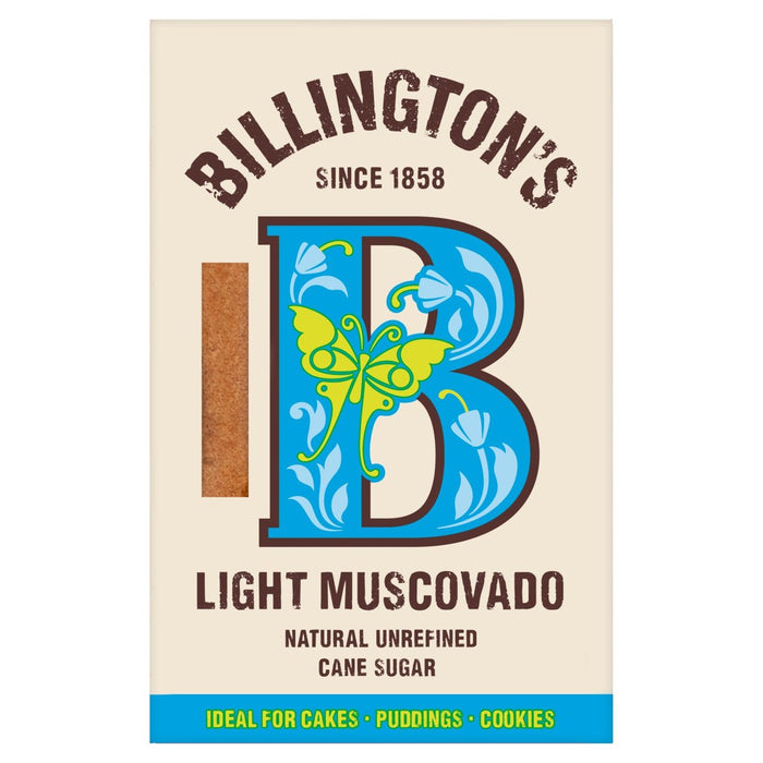 Light Muscovado Sugar 500G de Billington