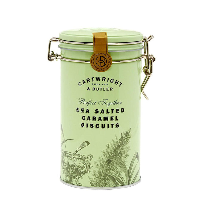 Cartwright & Butler Salted Caramel Biscuits in Tin 200g