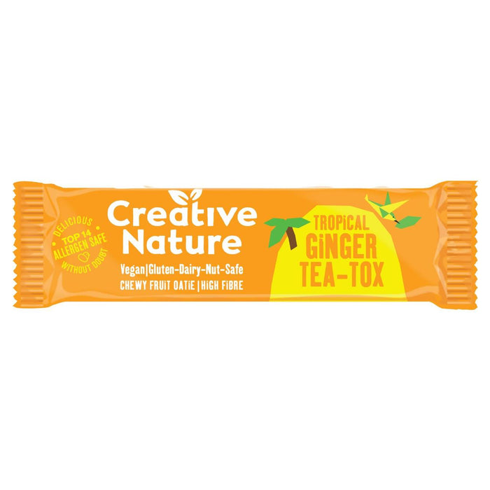 Creative Nature Ginger Teatox Raw Superfood Flapjack 38g