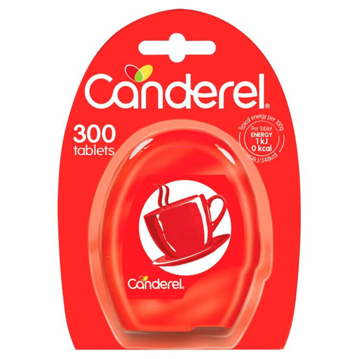 Canderel Tabletas de edulcorantes de bajo calorías de Canderel 300 por paquete