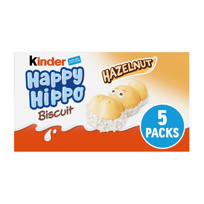 Kinder 5 Happy Hippo Milk & Hazelnut Biscuits 103.5g
